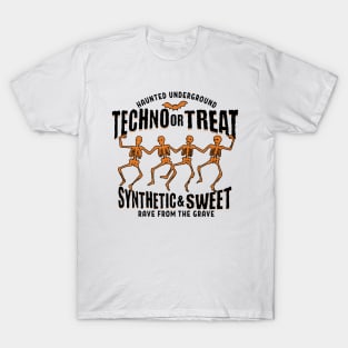 TECHNO - Or Treat Halloween Sweet (Black) T-Shirt